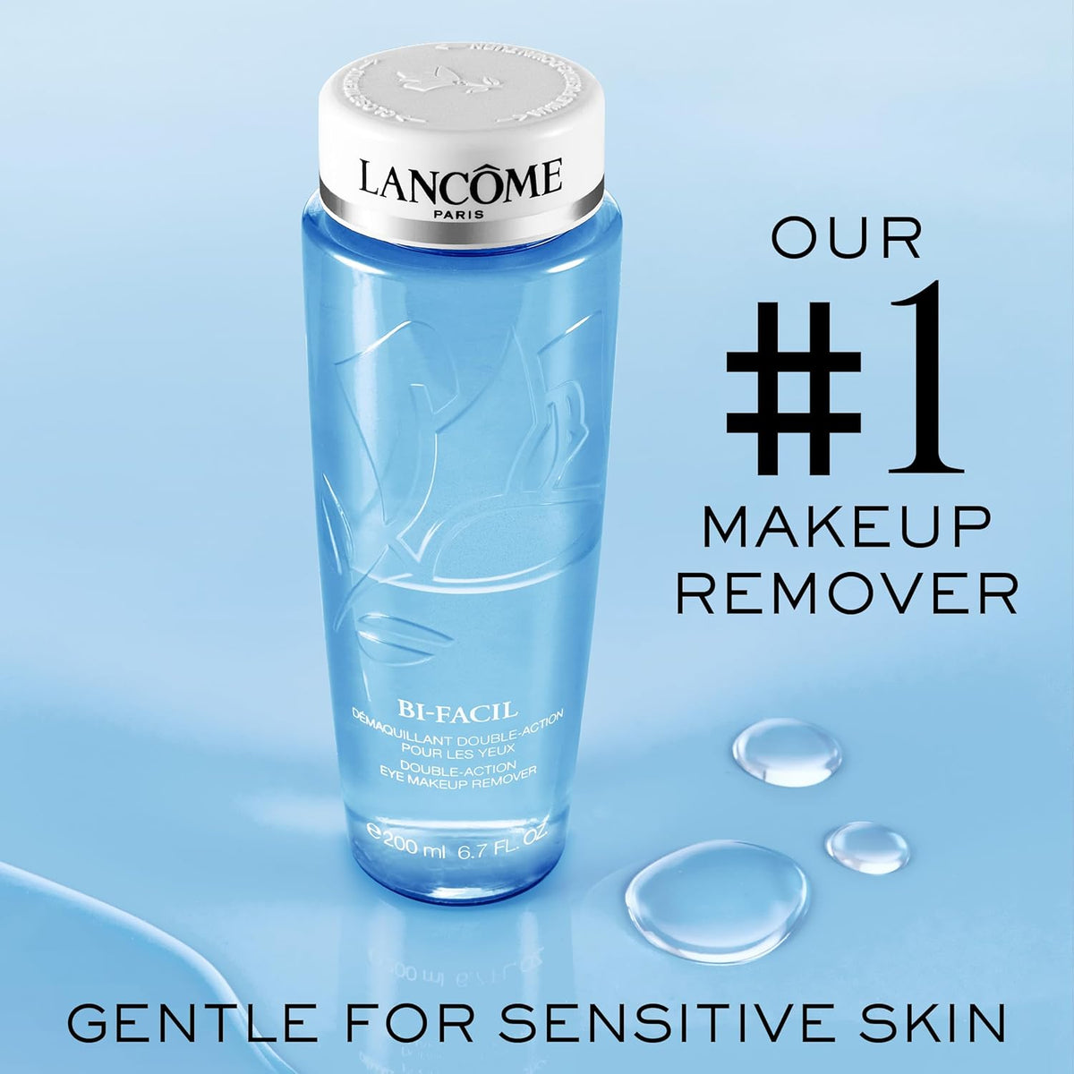 Lancôme Bi-Facil Desmaquillante de Ojos de Doble Acción | Desmaquillante Impermeable para Todo Tipo de Piel y Ojos Sensibles | Fórmula Suave y No Grasosa con Tecnología Bifásica | Removes Waterproof Makeup - for Sensitive Skin - Suitable for Contact Lens