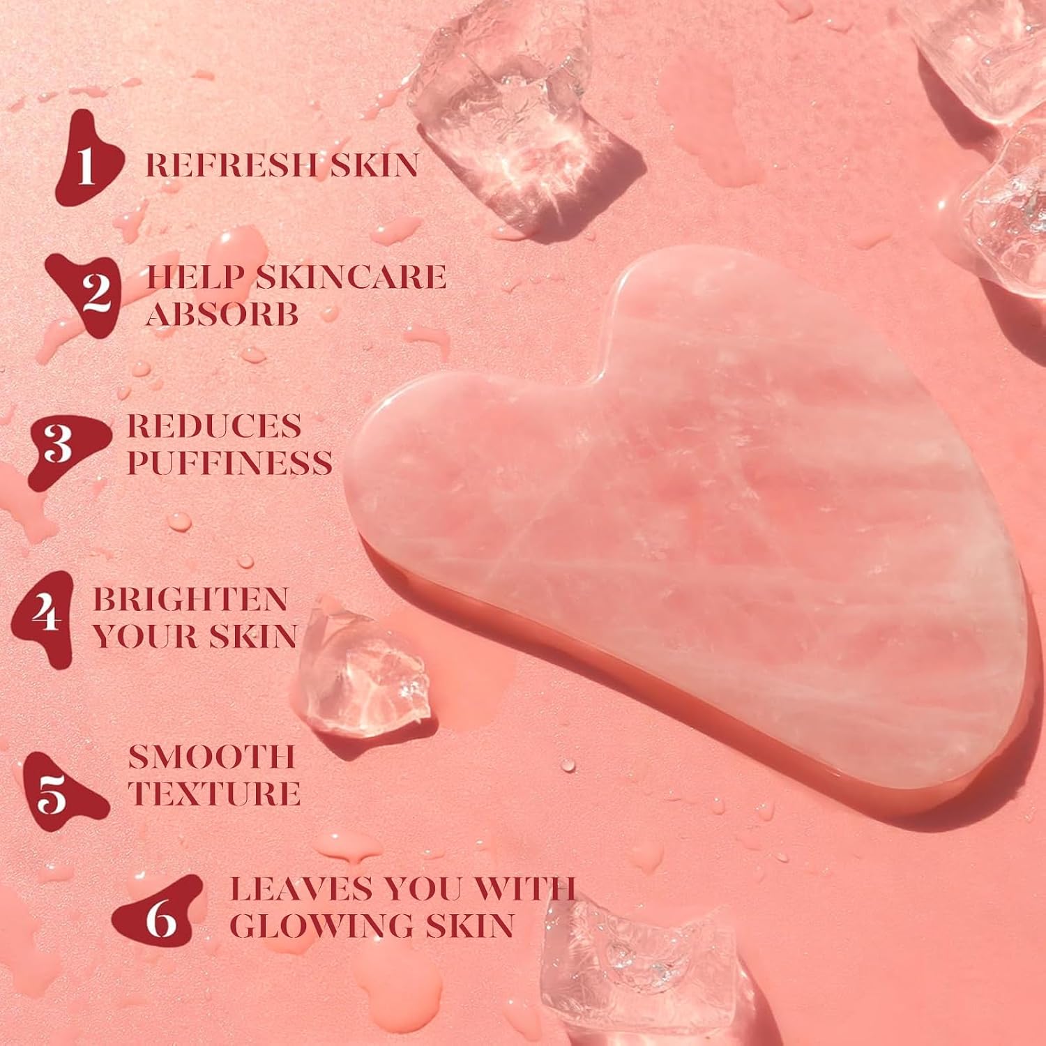 BAIMEI IcyMe - Rodillo de jade y Gua Sha, rodillo facial para reducir el enrojecimiento de la piel, cuidado personal para hombres y mujeres, masajeador para cara, ojos, cuello, alivia líneas finas y | Cooling Face Roller for Lymphatic Massage,Sculpting To