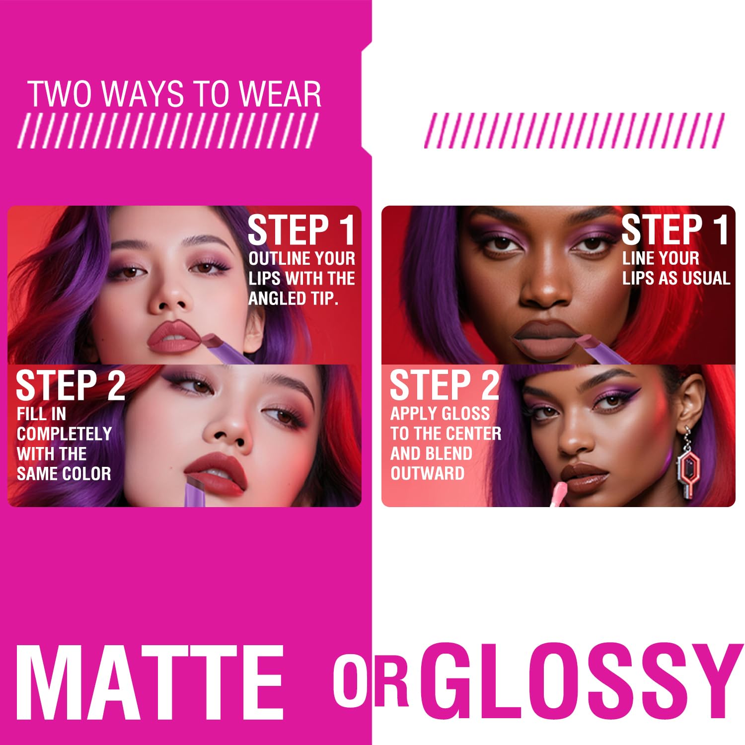 BestLand 12Pcs Matte Liquid Lipstick + Lip Liner Pens Set, Velvety Nude Lip Stain Waterproof Long Wear Makeup Gift Set