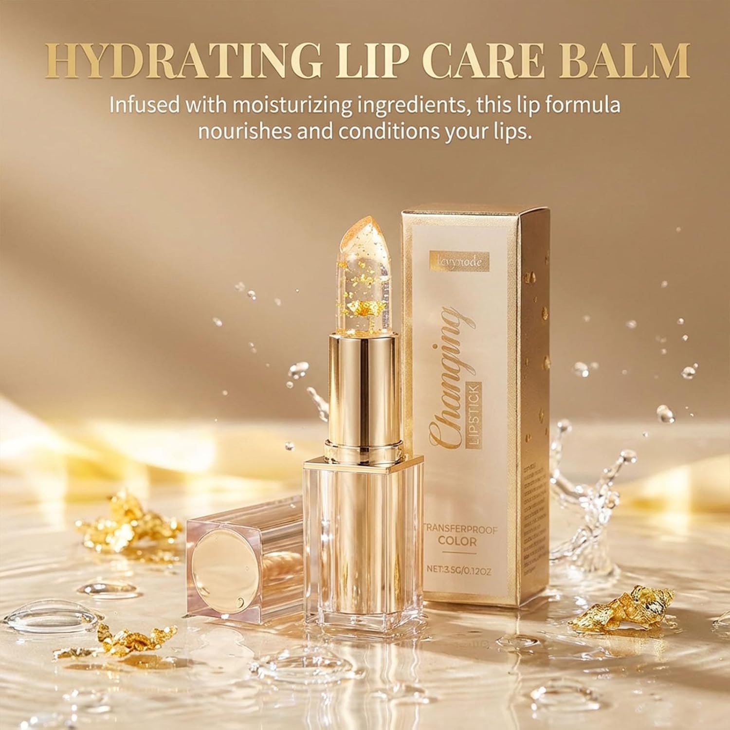 Lápiz labial que cambia de color, lápiz labial Ph que cambia de color de larga duración (1 unidad) | Brillo de labios hidratante de larga duración, fórmula hidratante y no pegajosa, adecuada para todos los tonos de piel