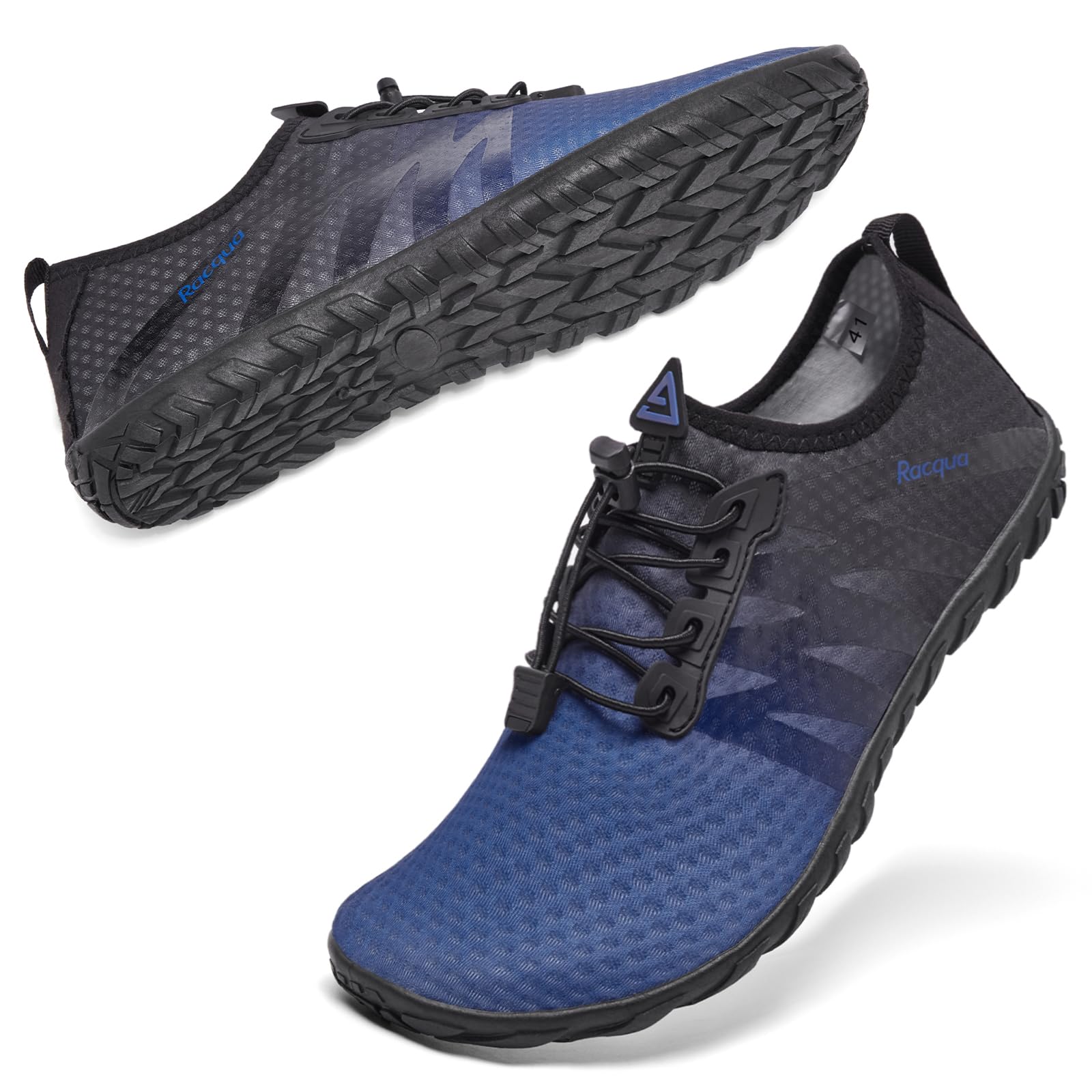 Racqua Water Shoes Men Women Quick Dry Gradient Shoes Barefoot Aqua Athletic Sports Swim Shoes
