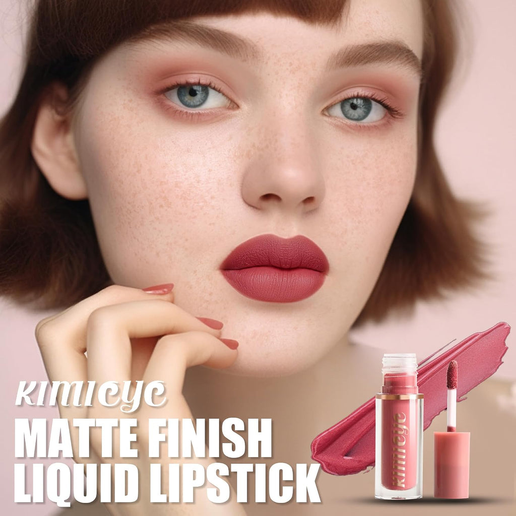 12Pcs Liquid Lipstick Set, Shades with Matte Gloss Lip Tint, Set A | Waterproof, Long Lasting, Quick-drying, Non-Stick Cup, Up to 12H Wear, Professional Lip Makeup Gift Kit