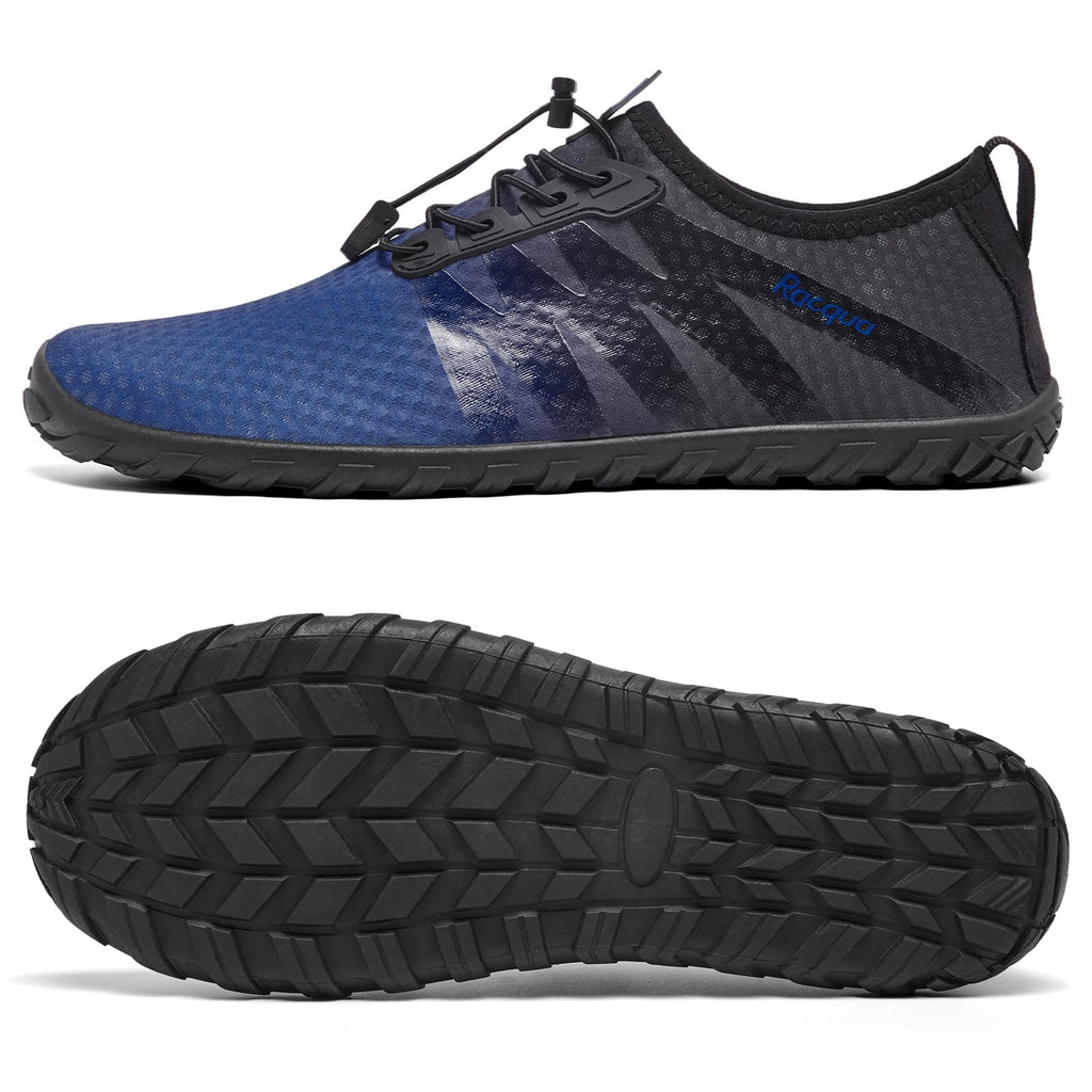 Racqua Water Shoes Men Women Quick Dry Gradient Shoes Barefoot Aqua Athletic Sports Swim Shoes