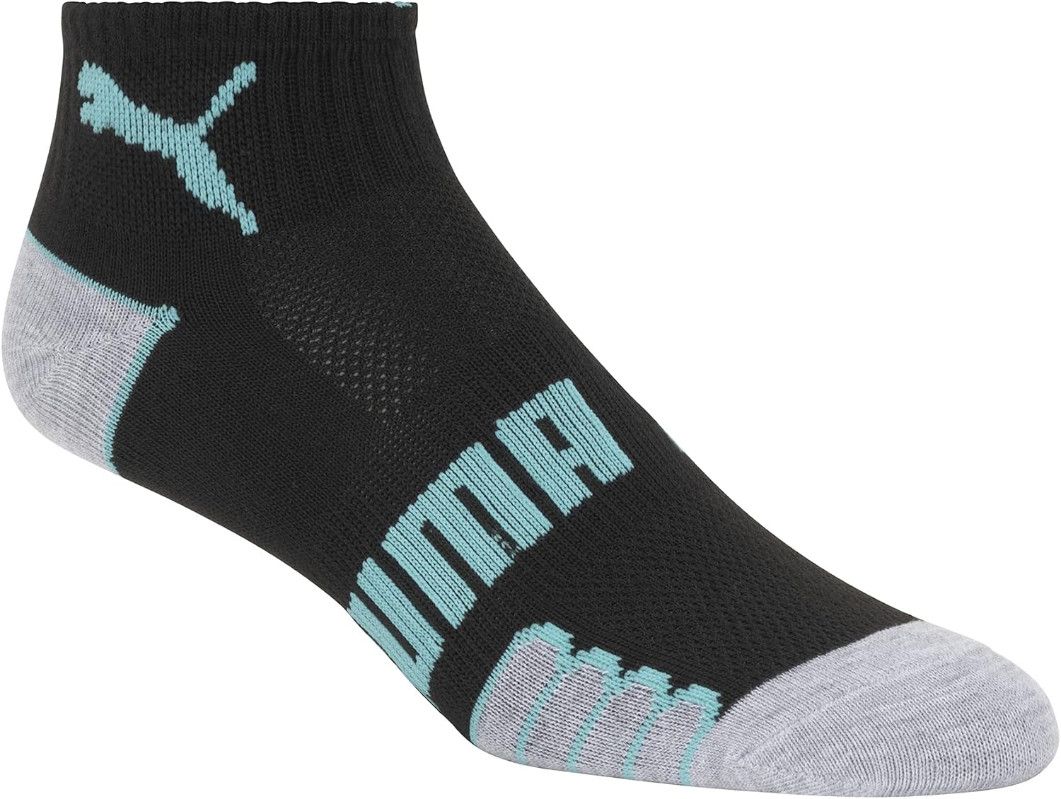 PUMA Calcetines Quarter Crew para mujer (paquete de 6)