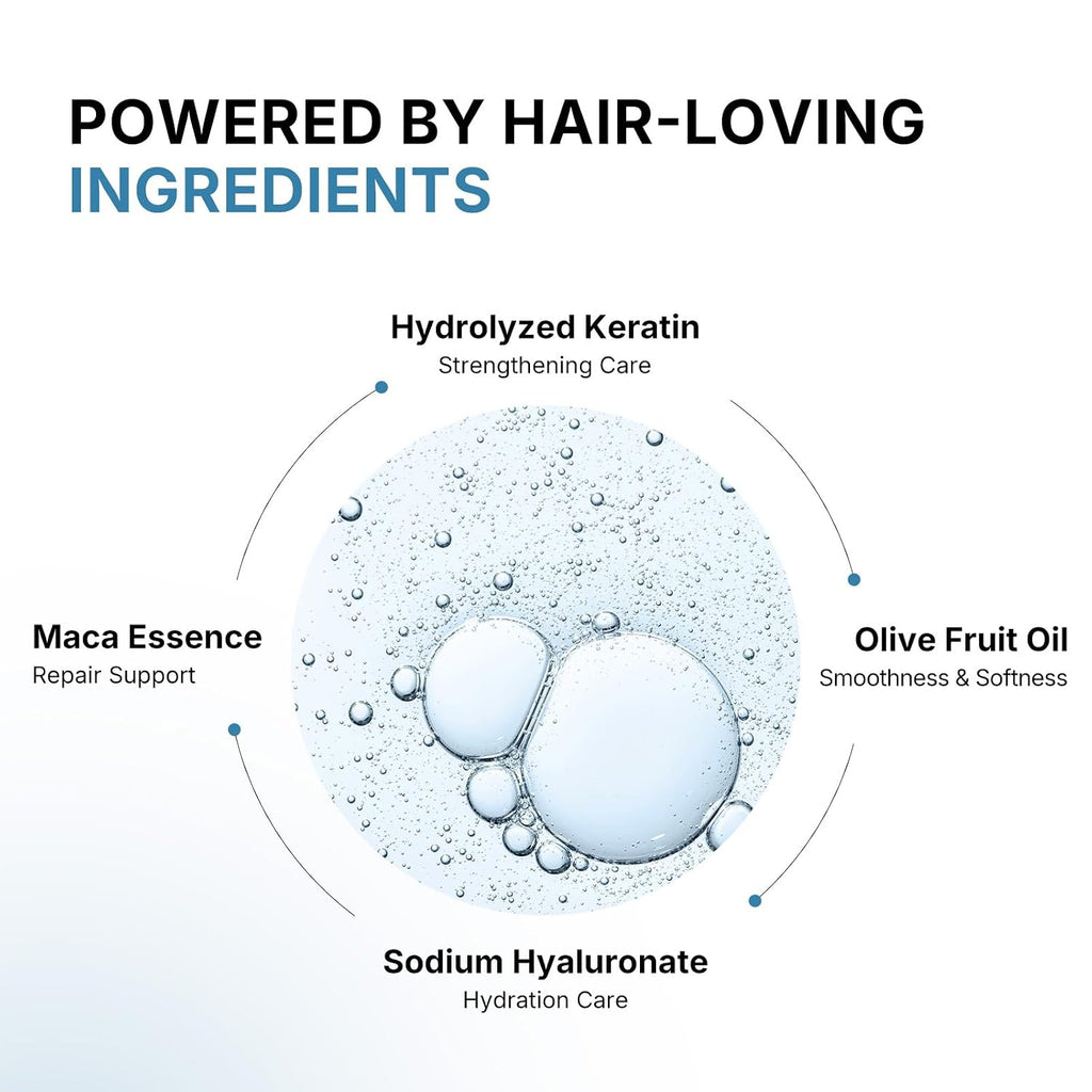 Karseell Leave-In Conditioner Spray, 6.78 fl oz | No-rinse protein conditioner spray for damp or dry hair; helps soften, smooth frizz, and refresh daily styling