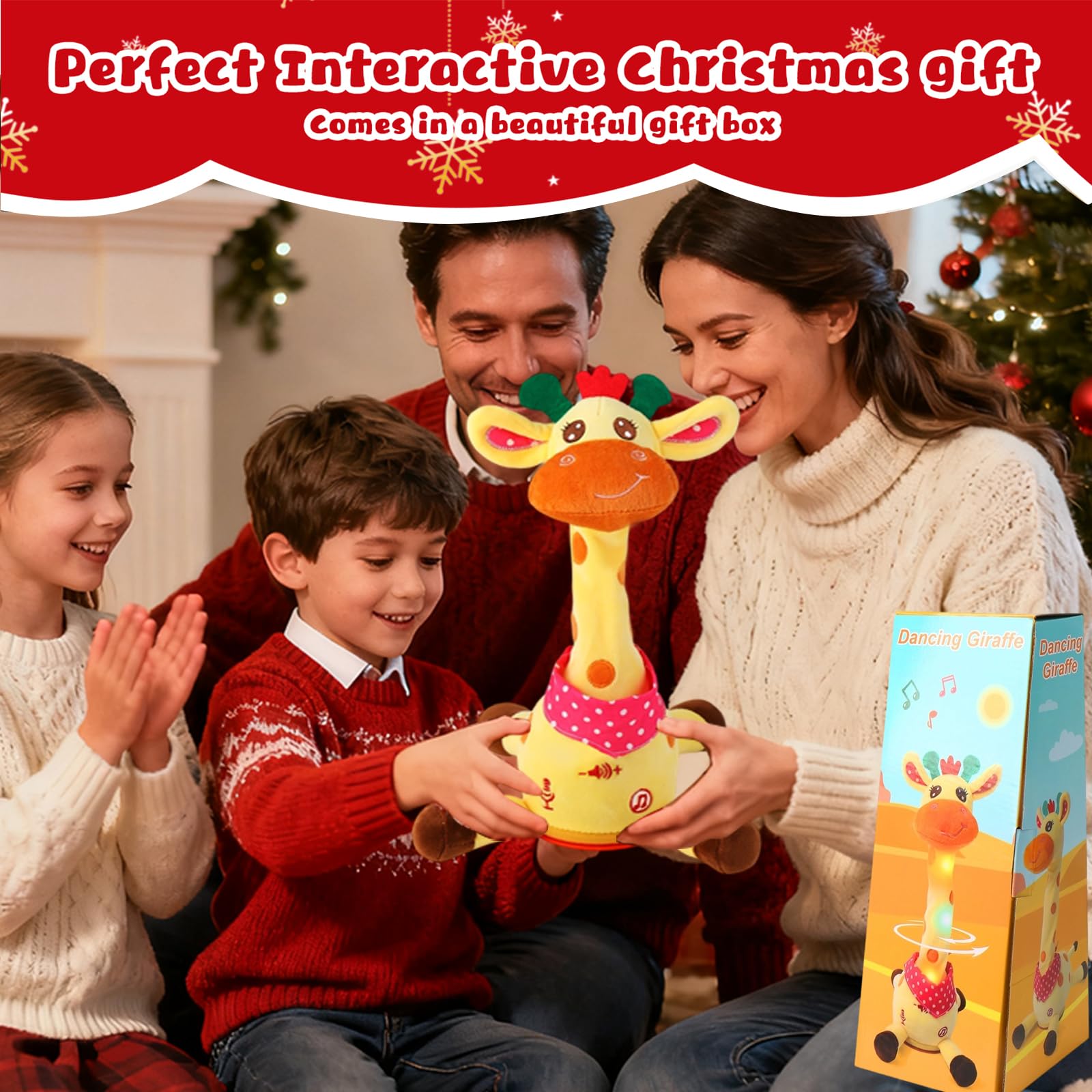 Cactus bailarín parlante - Repite lo que dices graba juguete para bebé | Bebé cantando grabación, imitando, repite lo que dices, musical interactivo, para niños y niñas de 1 año