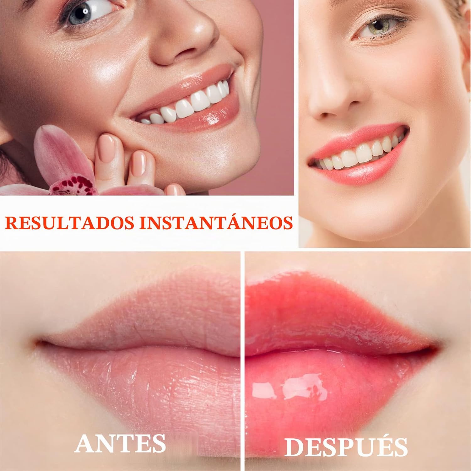 Labial de aloe vera, cuidado labial de larga duración, bálsamo labial nutritivo y voluminizador, brillo labial, cambio de color mágico con temperatura, 3 unidades