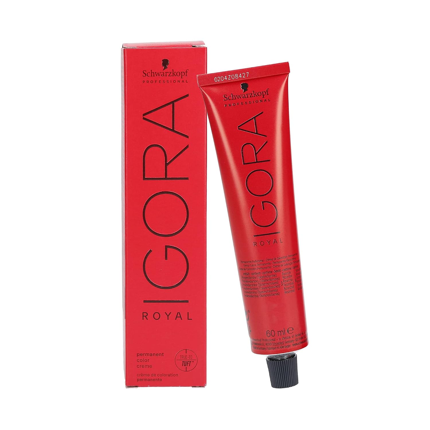 Schwarzkopf Professional - Tintura permanente para el cabello Igora Royal, tono 8-77, color rubio claro cobre, 2.11 onzas (60 g)