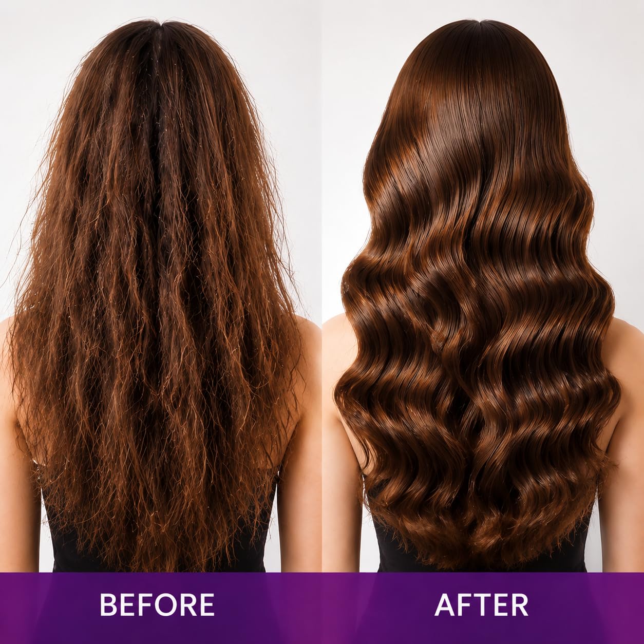 Mascarilla capilar morada para cabello rubio, plateado y tratado con color, tratamiento capilar acondicionador profundo para cabello seco dañado, mascarilla hidratante antiencrespamiento con