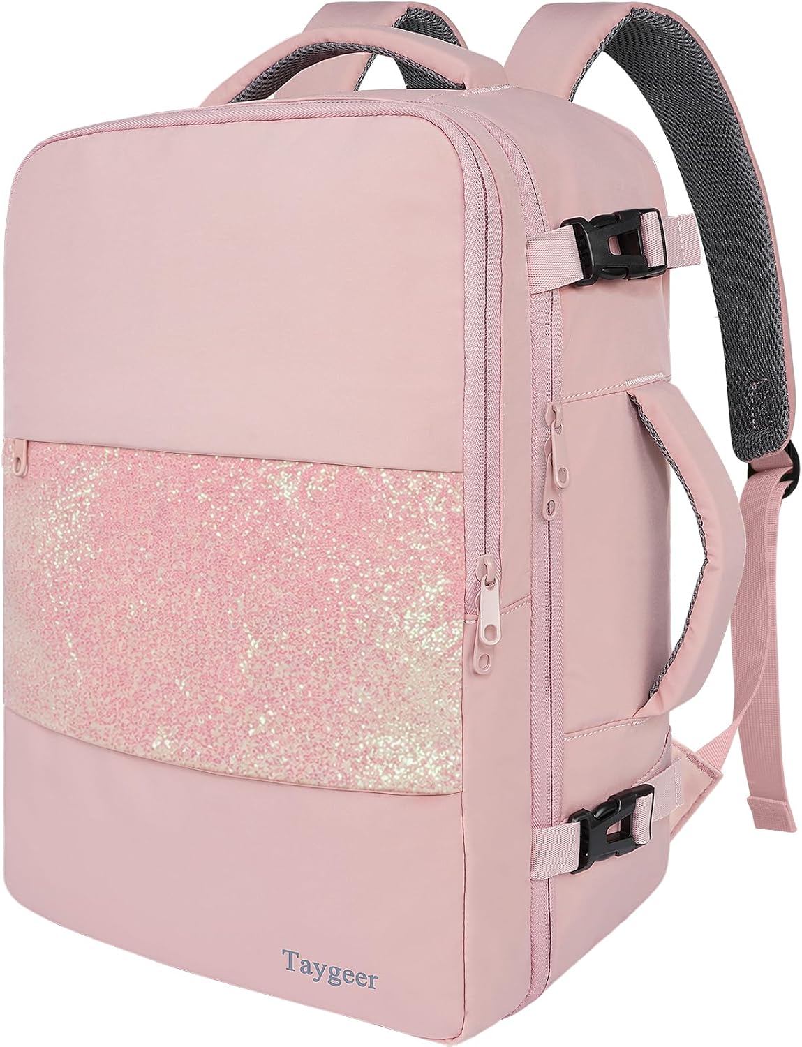 Taygeer - Mochila de viaje para mujeres, mochila de cabina con puerto de carga USB y bolsa para zapatos, mochila TSA para laptop de 15.6 pulgadas aprobada para vuelos, bolsa de enfermera, mochila | 15.6inch Laptop Mochila with Water Bottle Pocket & Shoe P