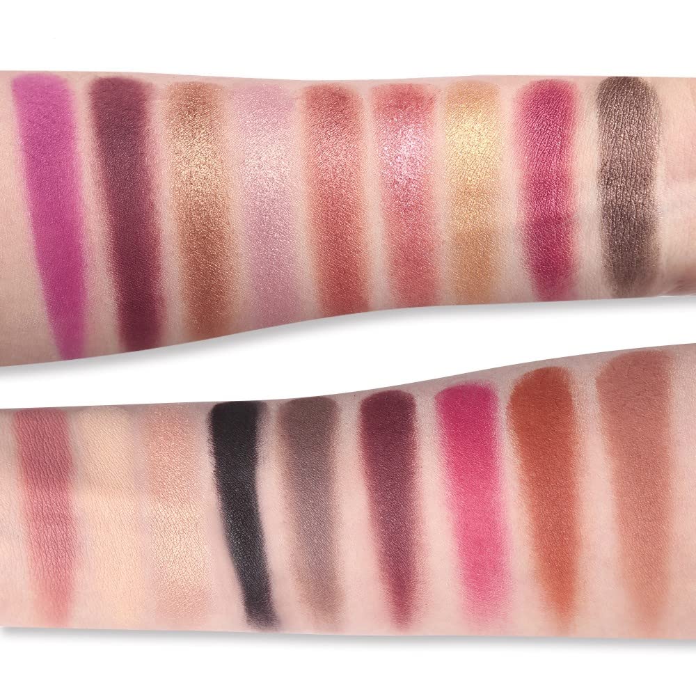 UCANBE Kit de paleta de sombra de ojos profesional de 18 colores con aroma desnudo, larga duración, multi brillo reflectante mate con brillo prensado, perlas de sombra de ojos, maquillaje en polvo