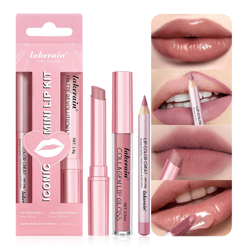 BestLand 12Pcs Matte Liquid Lipstick + Lip Liner Pens Set, Velvety Nude Lip Stain Waterproof Long Wear Makeup Gift Set