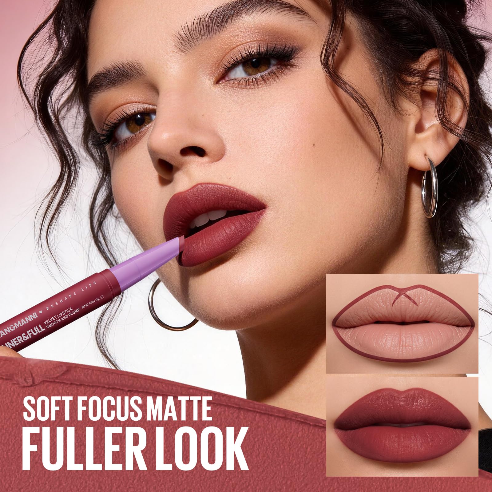 BestLand 12Pcs Matte Liquid Lipstick + Lip Liner Pens Set, Velvety Nude Lip Stain Waterproof Long Wear Makeup Gift Set