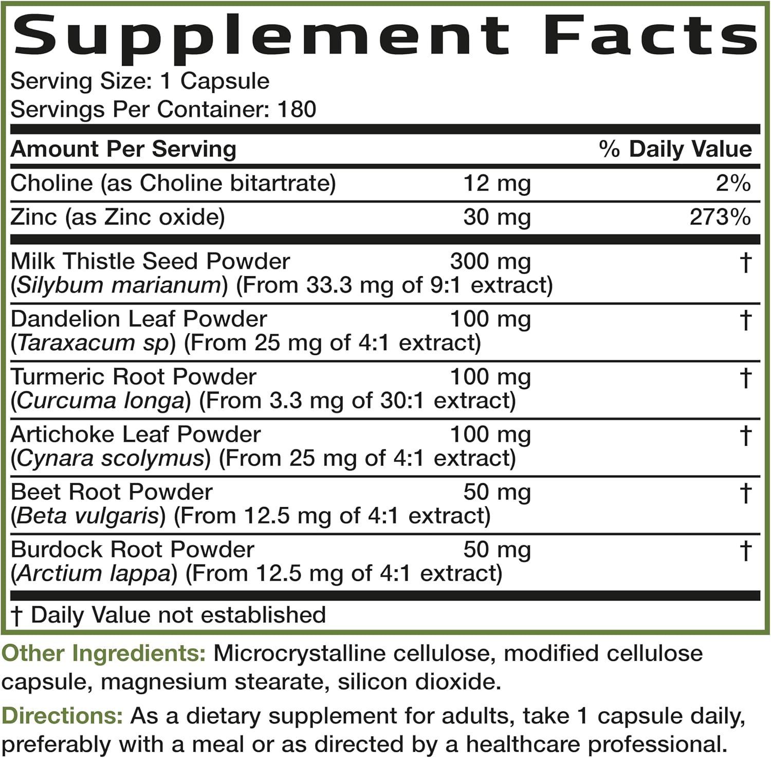 Bronson Desintoxicación Hepática Avanzada Fórmula de Limpieza y Descanso Apoya la Función Saludable del Hígado con Cardo Mariano, Raíz de Diente de León, Cúrcuma, Hoja de Alcachofa y Más, Sin GMO, 60 | Liver Health Support with Milk Thistle, Dandelion Ext
