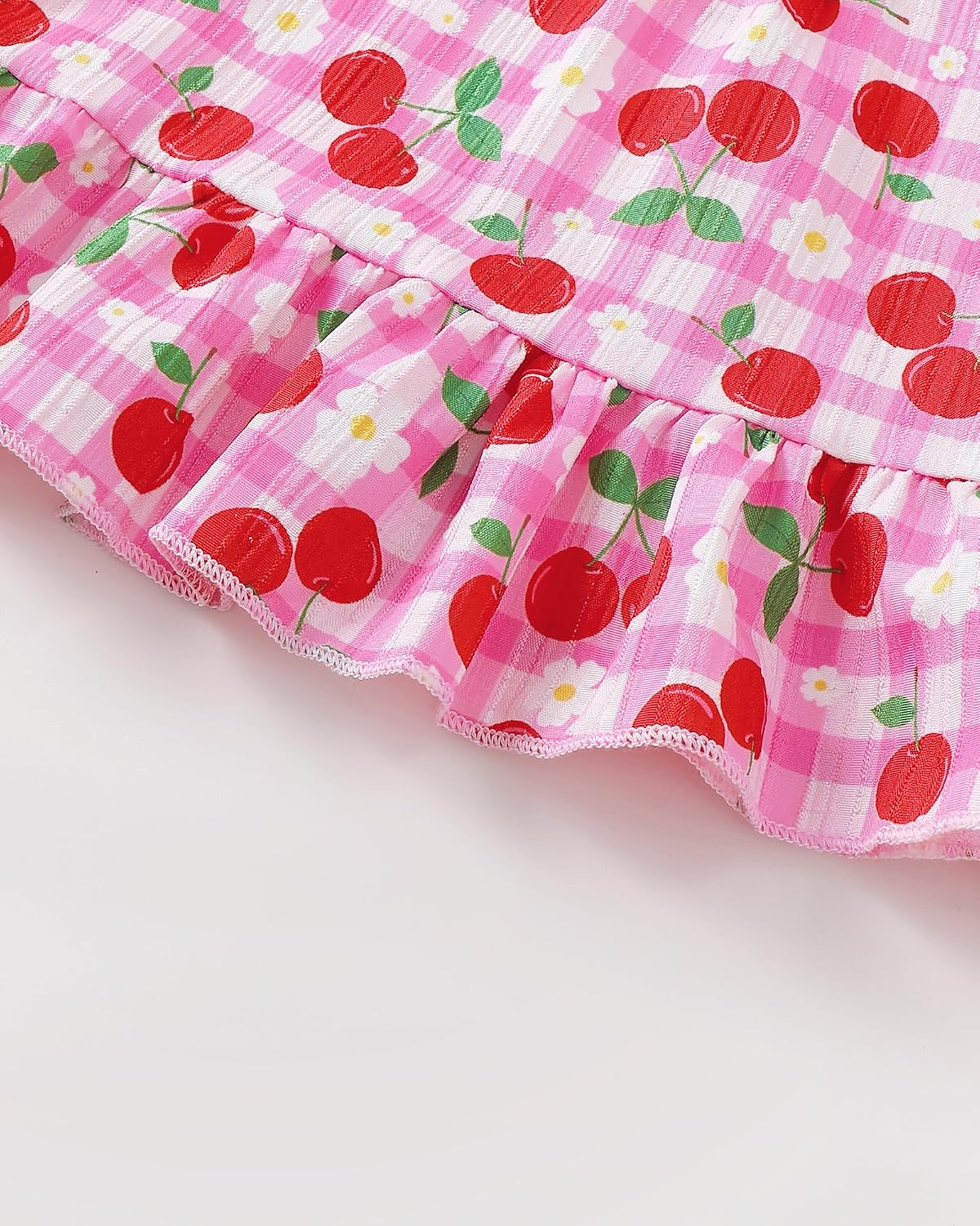 Kucnuzki Ropa de bebé niña pequeña trajes de verano Cami volantes halter tops pantalones de pierna ancha niños conjunto de ropa floral
