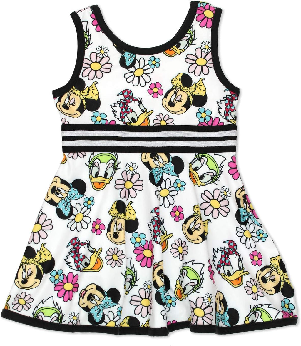 Disney Minnie Mouse y Winnie The Pooh - Vestido sin mangas para bebés y niños pequeños