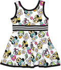 Disney Minnie Mouse y Winnie The Pooh - Vestido sin mangas para bebés y niños pequeños
