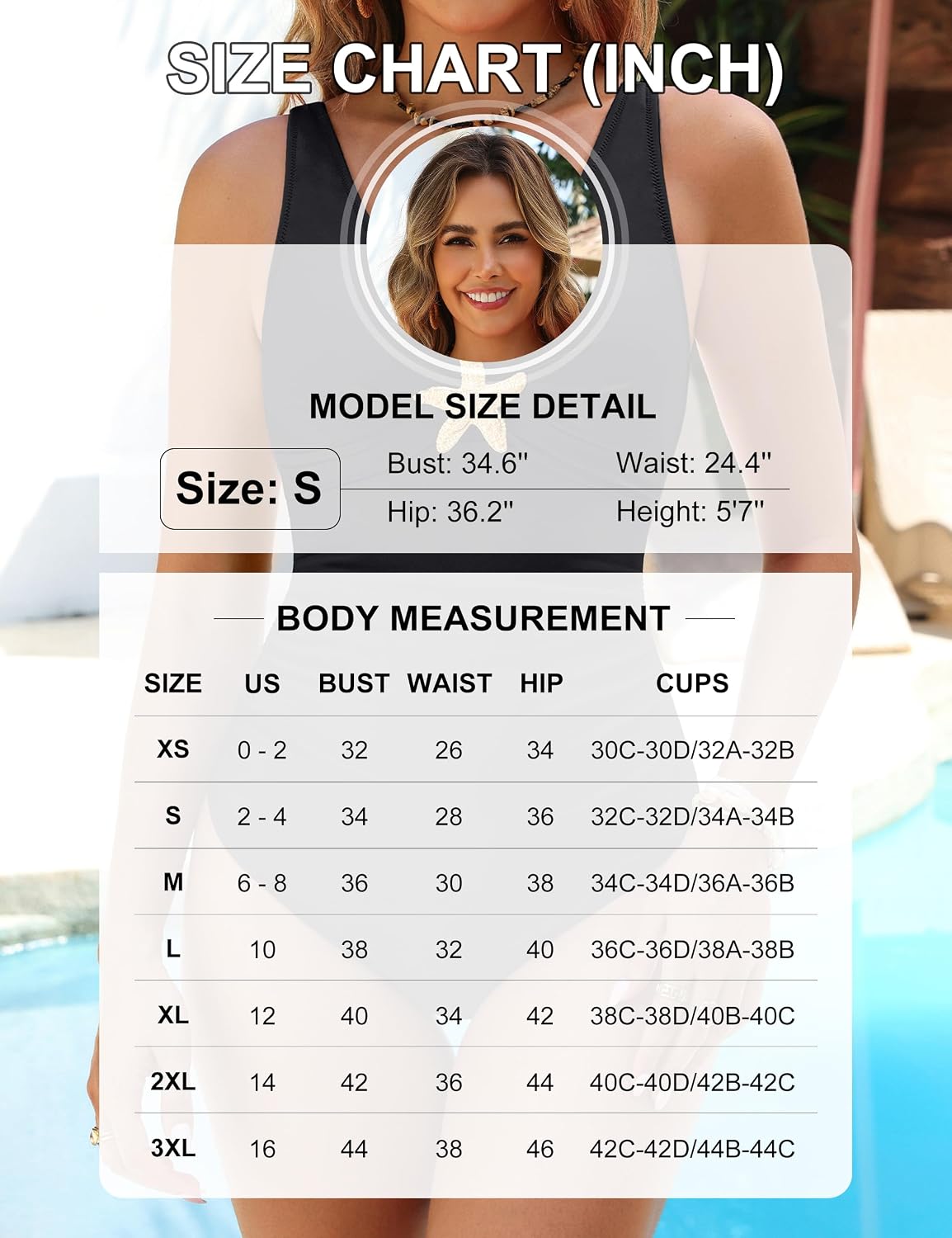 BMJL Traje de baño de una pieza para mujer con falda de natación adelgazante con control de abdomen, traje de baño de metal con nudo de estrella de mar