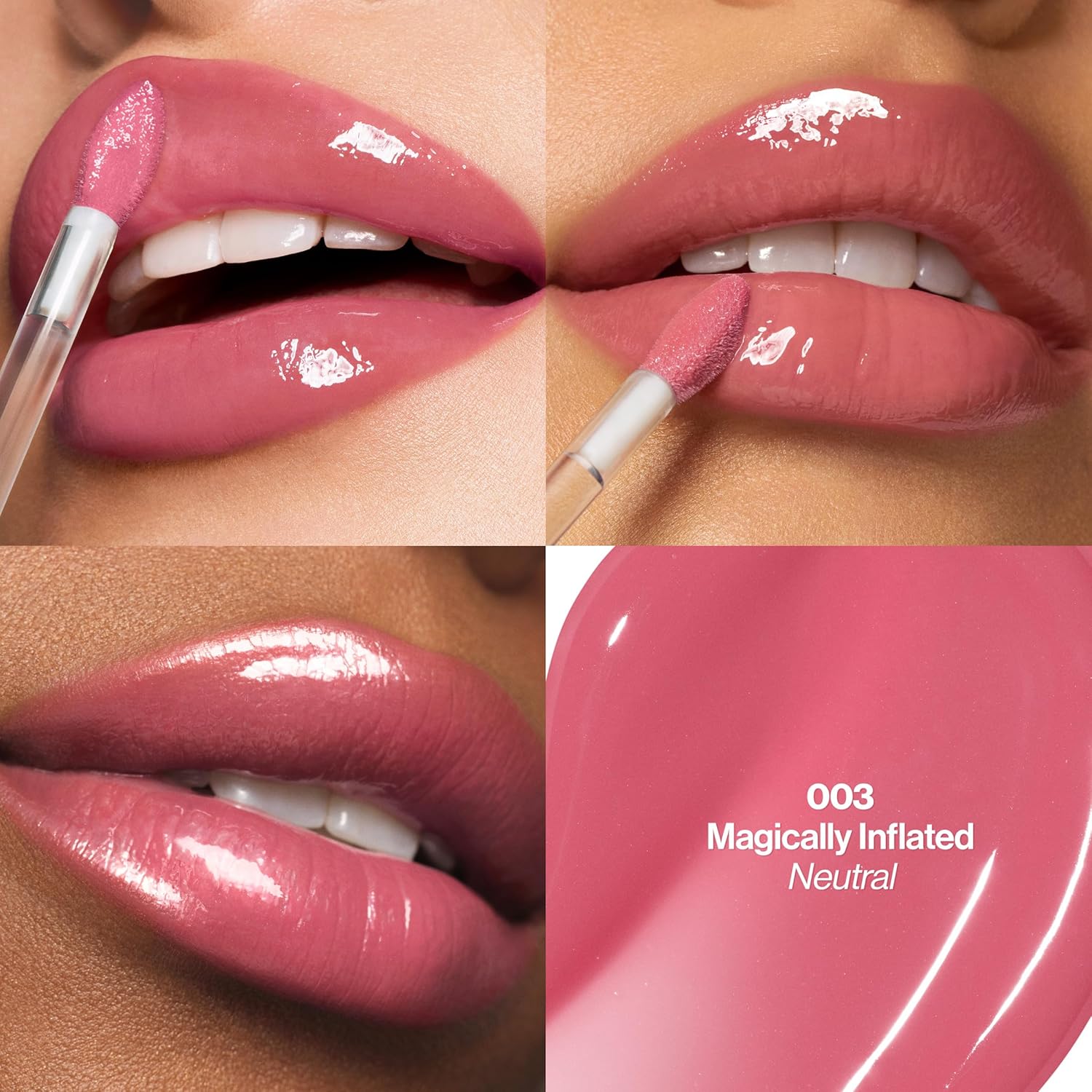 Revlon PhotoReady Instant Plump Serum, 003 Magically Infled, 0.25 fl oz | Plumping lip gloss serum with tingling sensation. Hydrating, non-sticky, high-shine. Lips look visibly fuller & smoother.
