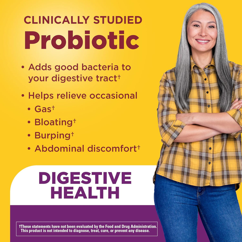 Nature Made - Gomitas de fibra probióticas + prebióticas para la salud intestinal diaria, suplemento de soporte digestivo con probióticos y fibra, 50 gomitas, suministro para 25 días | Fiber Supplement for Daily Gut Health, Prebiotics and Probiotics for W