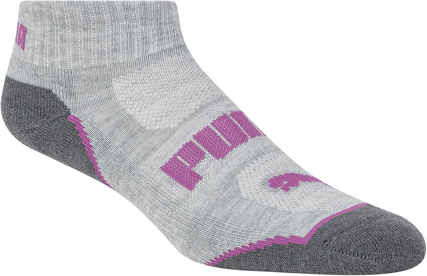 PUMA Calcetines Quarter Crew para mujer (paquete de 6)