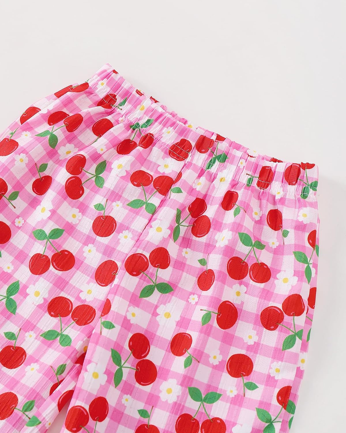 Kucnuzki Ropa de bebé niña pequeña trajes de verano Cami volantes halter tops pantalones de pierna ancha niños conjunto de ropa floral