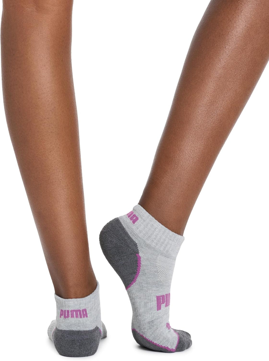 PUMA Calcetines Quarter Crew para mujer (paquete de 6)