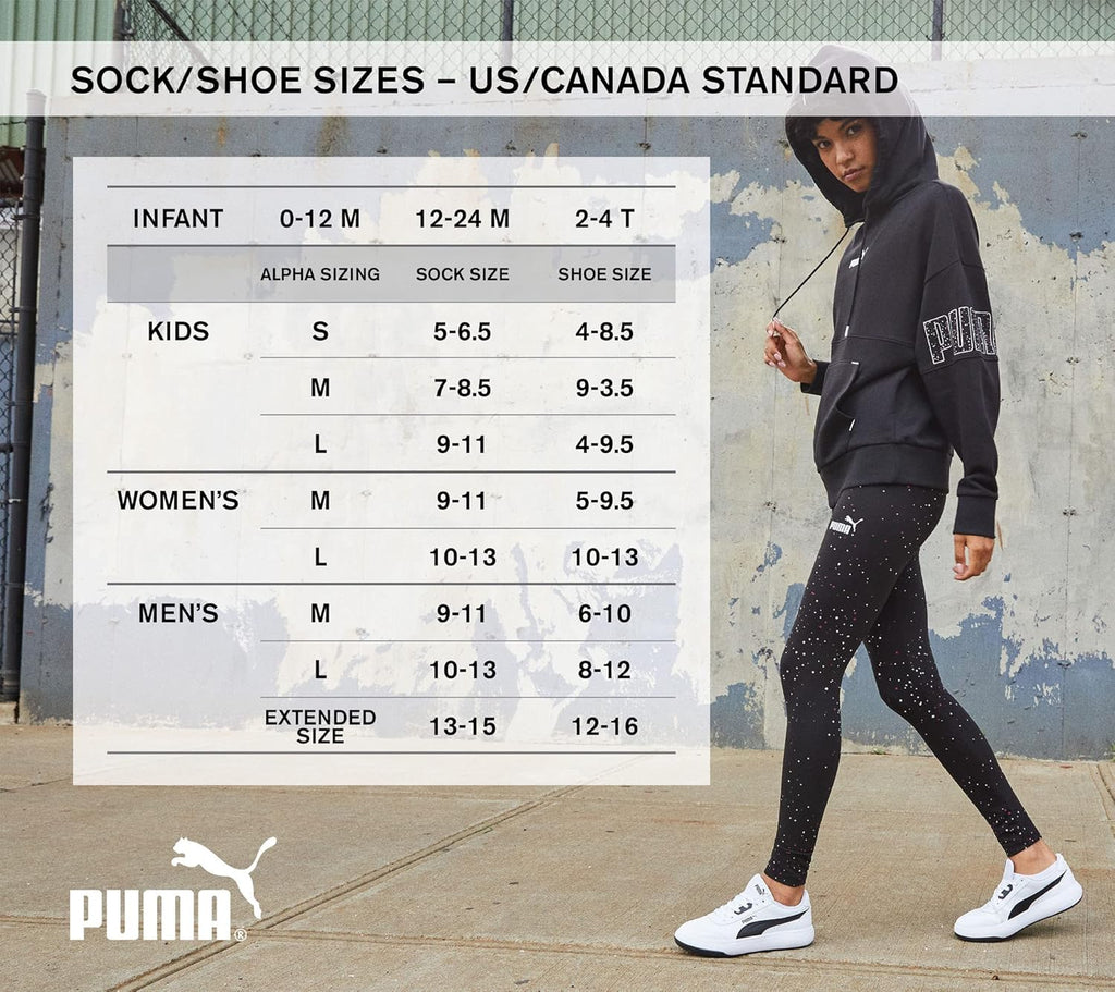 PUMA Paquete de 6 calcetines para niño