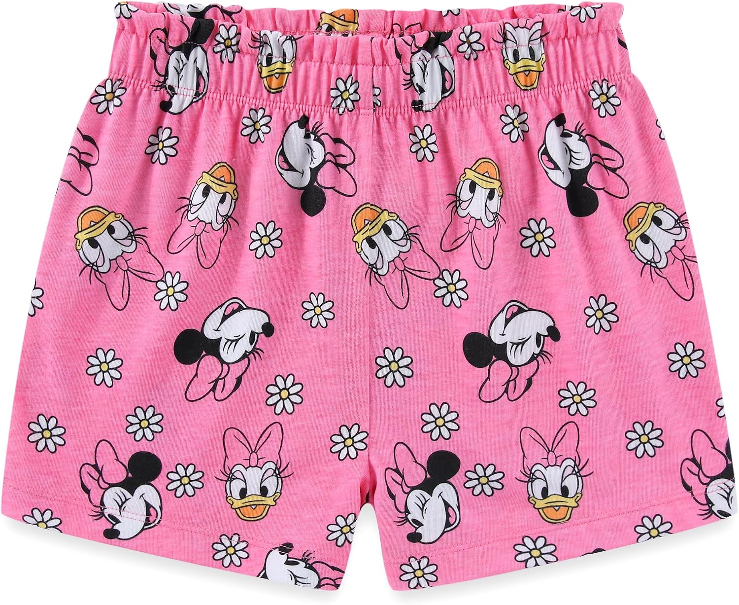Disney Minnie Mouse Daisy Duck - Conjunto de camiseta de manga corta y pantalones cortos para niñas pequeñas y grandes