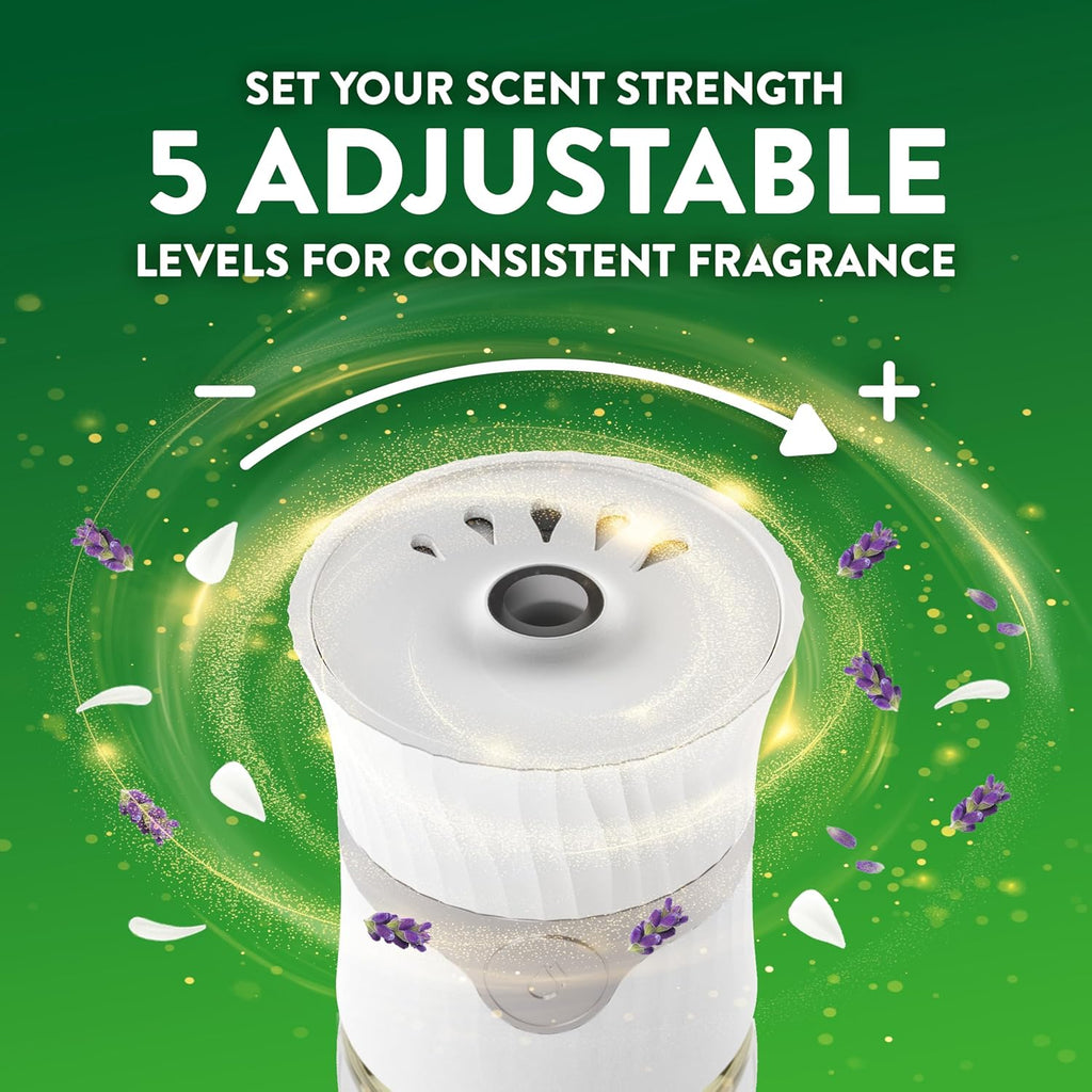 Air Wick - Kit de iniciación de aceite aromático Plug in, 2 calentadores + 6 repuestos