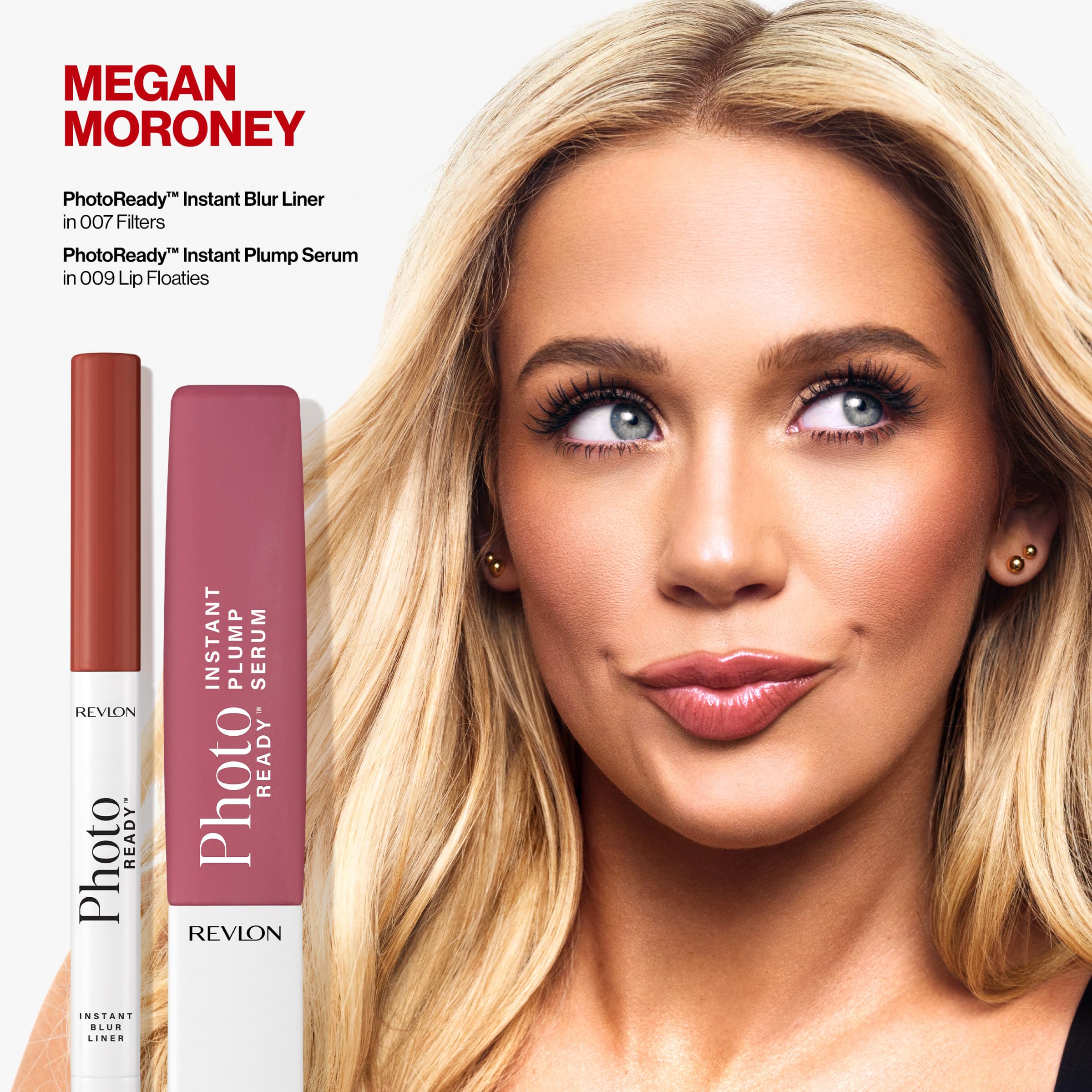 Revlon PhotoReady Instant Plump Serum, 003 Magically Infled, 0.25 fl oz | Plumping lip gloss serum with tingling sensation. Hydrating, non-sticky, high-shine. Lips look visibly fuller & smoother.