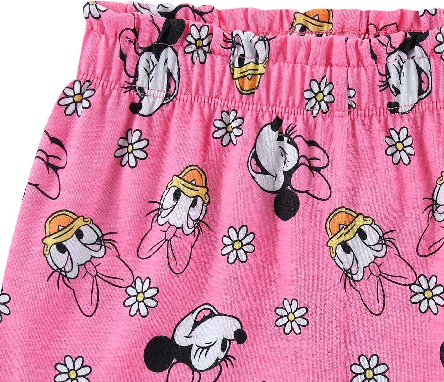 Disney Minnie Mouse Daisy Duck - Conjunto de camiseta de manga corta y pantalones cortos para niñas pequeñas y grandes